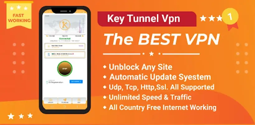 Key Tunnel Vpn android App screenshot 5